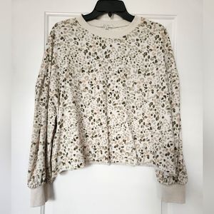 Balloon Sleeve Sweatshirt - Size M